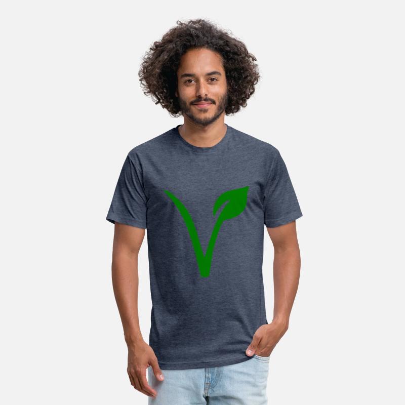 Green V Leaf Vegetarian Vegan Symbol