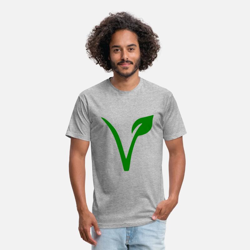 Green V Leaf Vegetarian Vegan Symbol