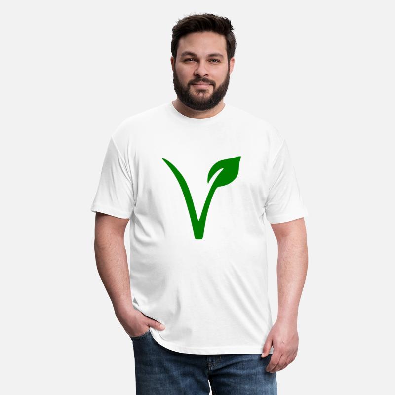 Green V Leaf Vegetarian Vegan Symbol