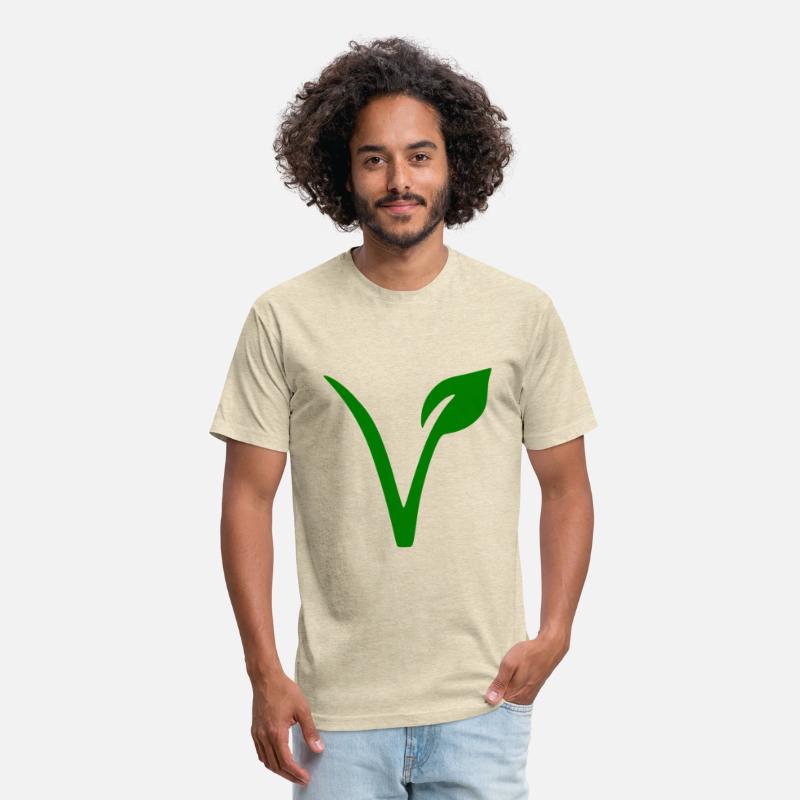 Green V Leaf Vegetarian Vegan Symbol
