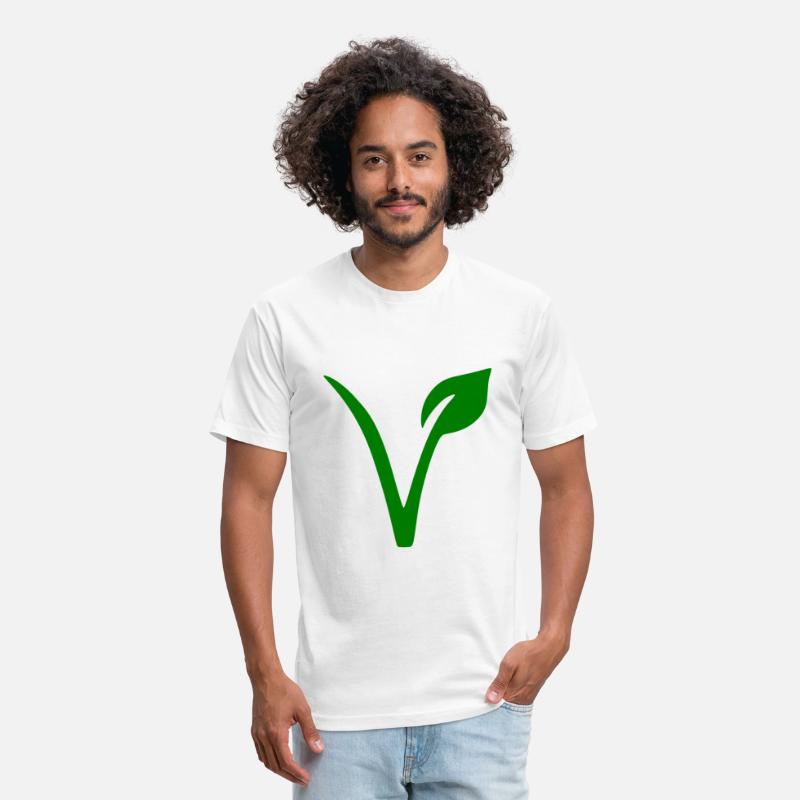 Green V Leaf Vegetarian Vegan Symbol
