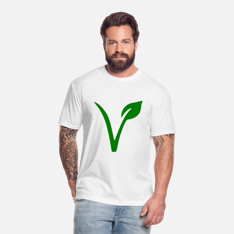 Green V Leaf Vegetarian Vegan Symbol