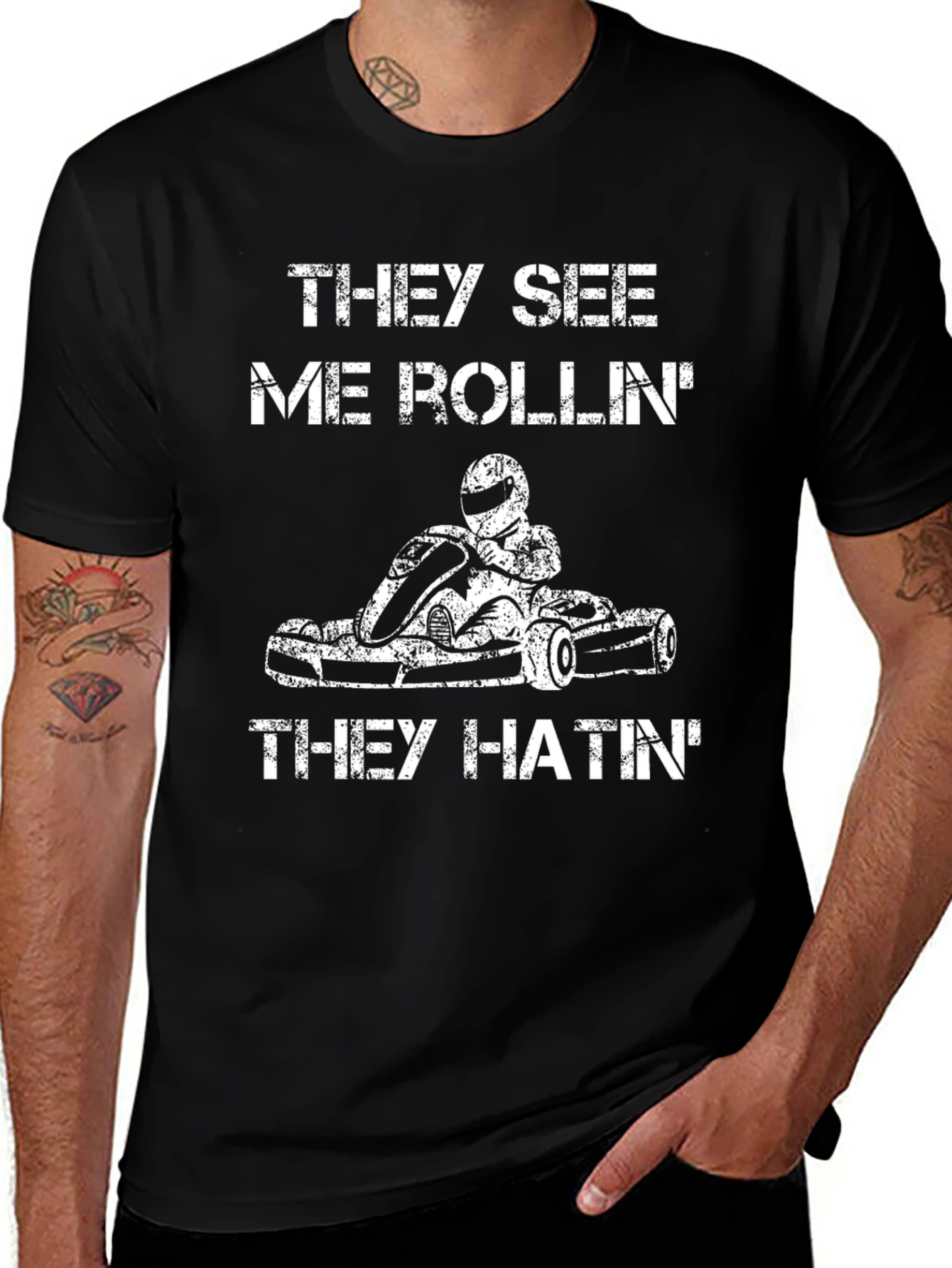 They See Me Rollin Go Kart T-Shirt
