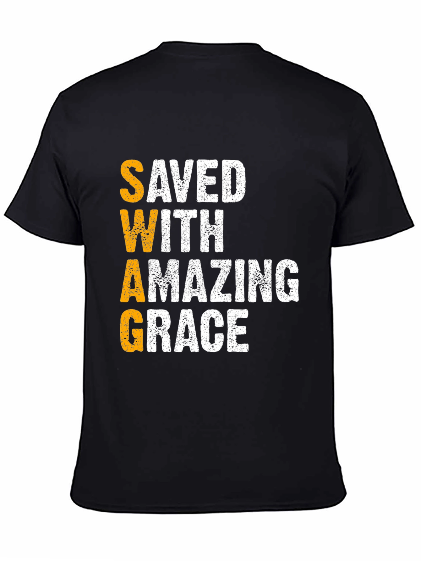 Saved With Amazing Grace Graphic Tee