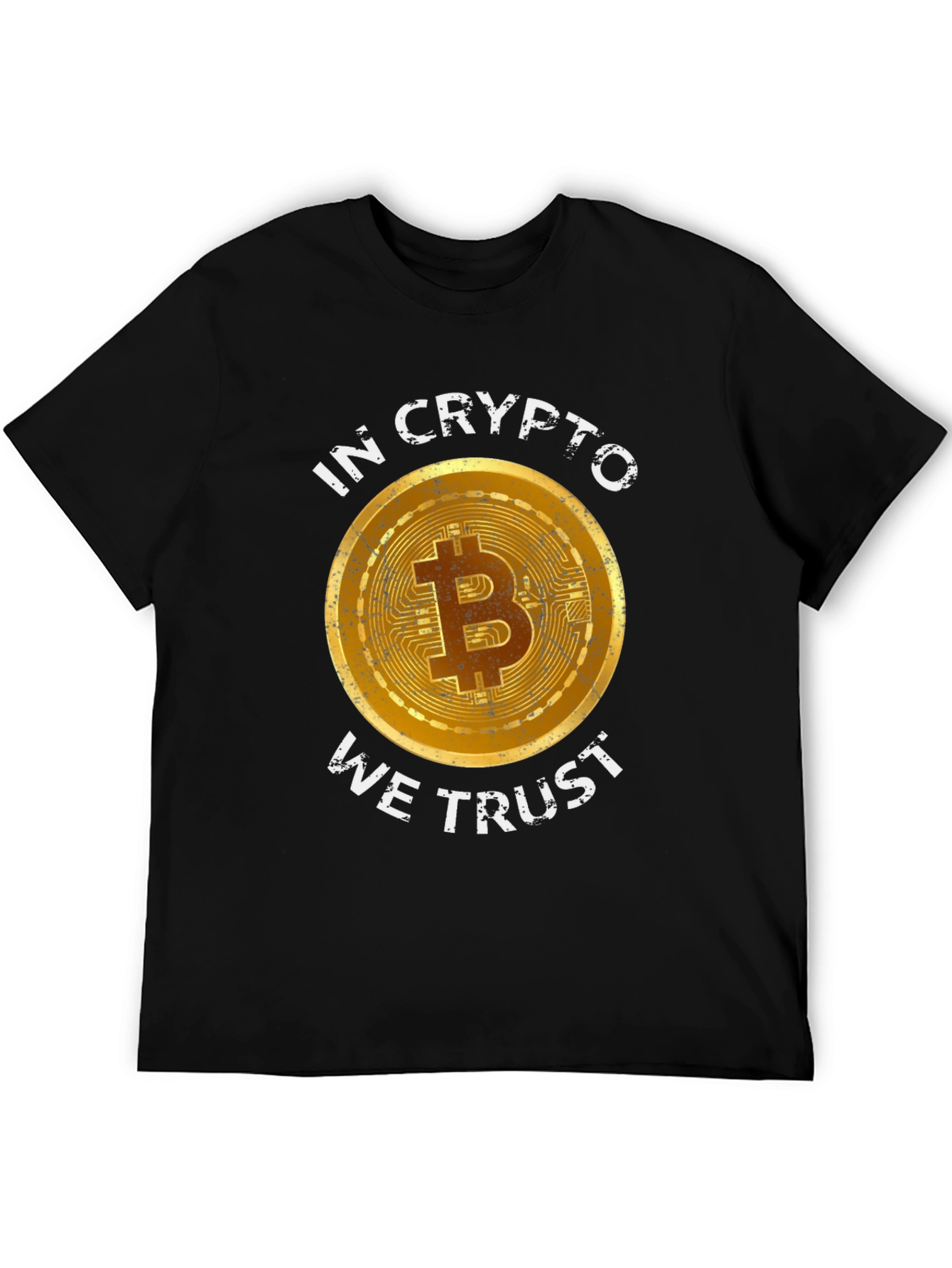 Crypto Enthusiast Bitcoin T-Shirt - In Crypto We Trust