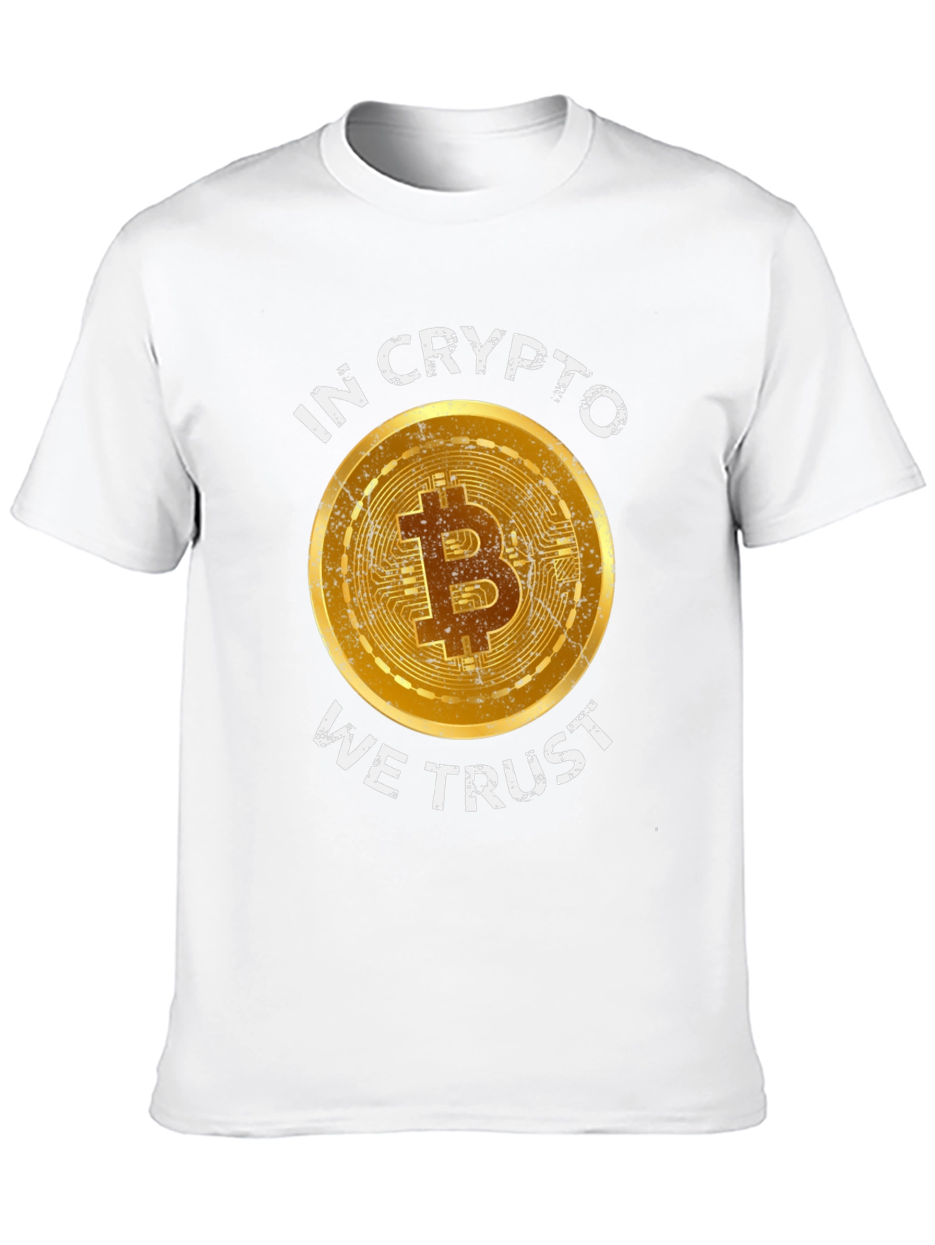 Crypto Enthusiast Bitcoin T-Shirt - In Crypto We Trust