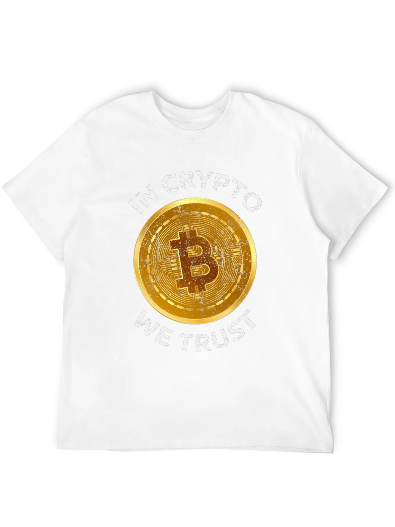 Crypto Enthusiast Bitcoin T-Shirt - In Crypto We Trust