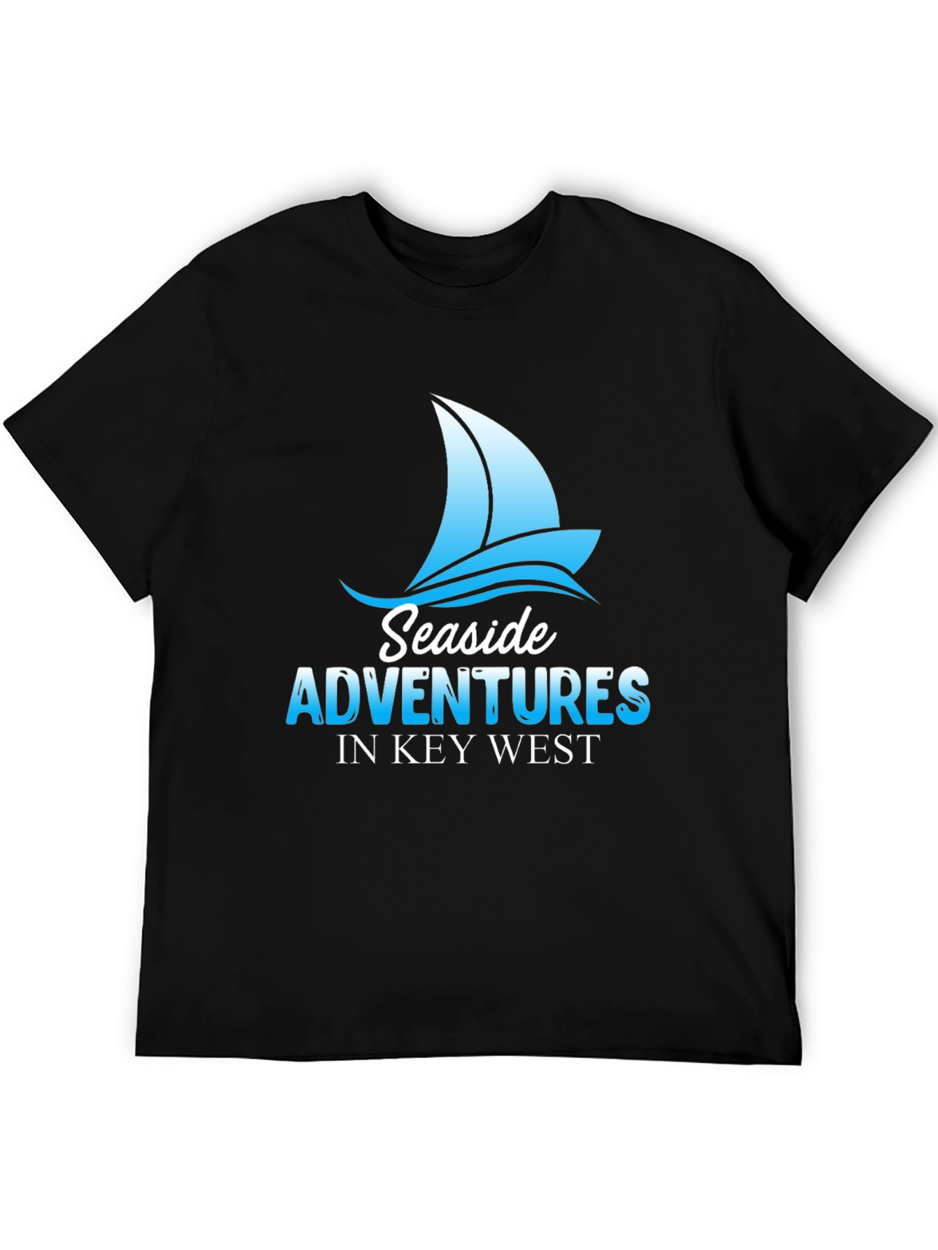 Seaside Adventures Key West Black T-Shirt