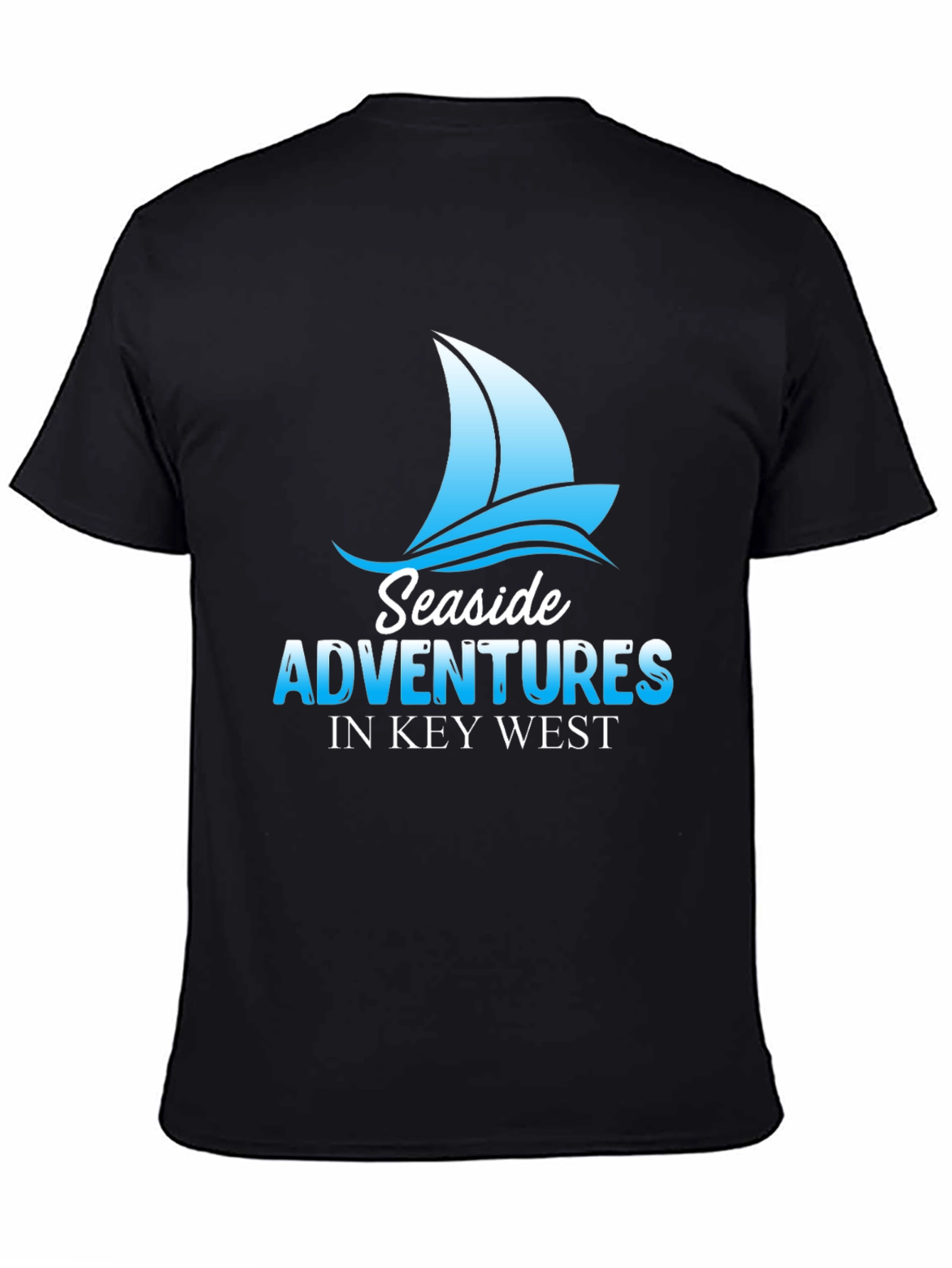 Seaside Adventures Key West Black T-Shirt