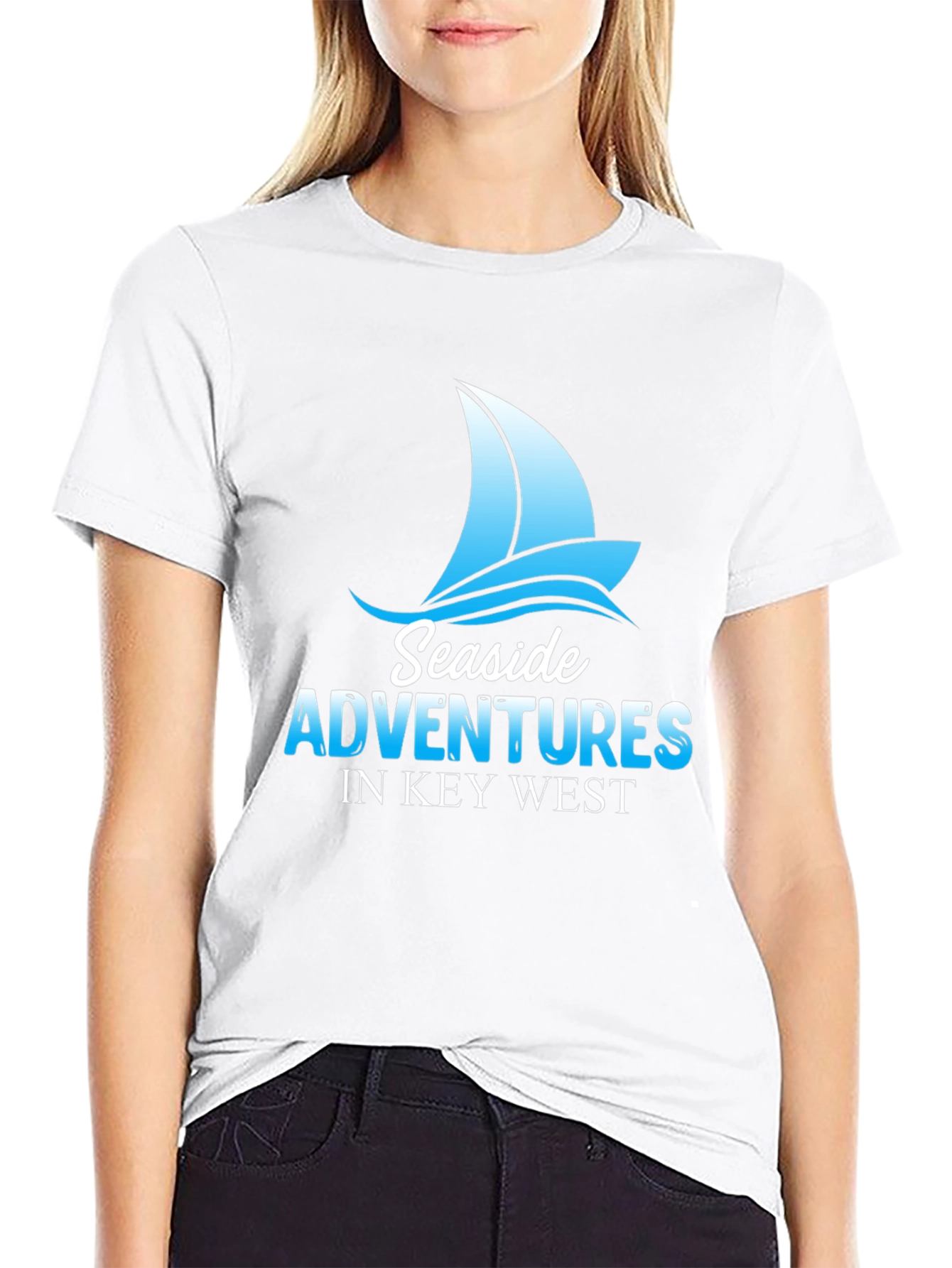 Seaside Adventures Key West Black T-Shirt