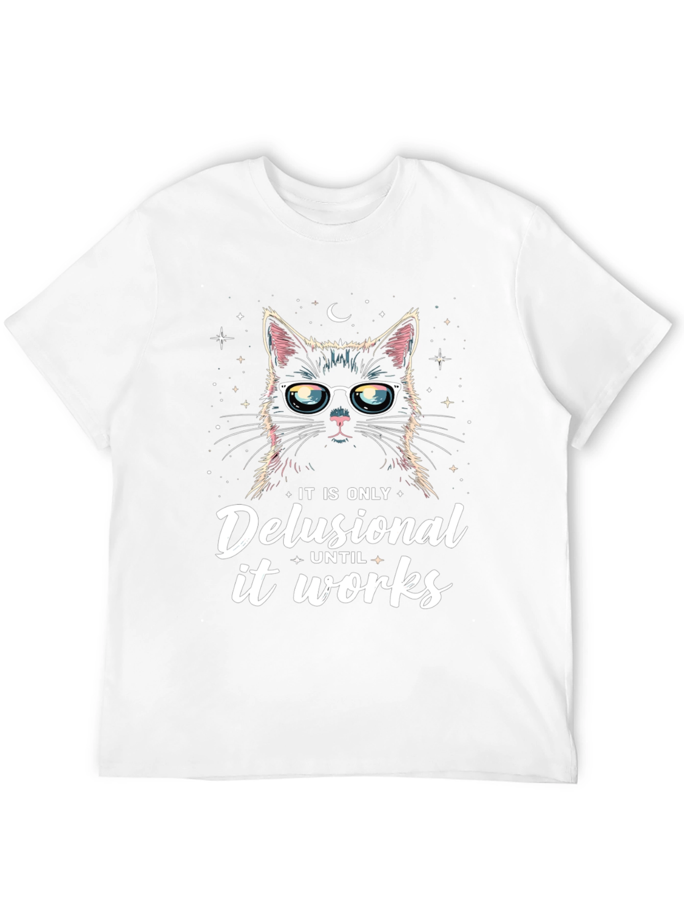 Delusional Cat T-Shirt - Funny Unisex Tee