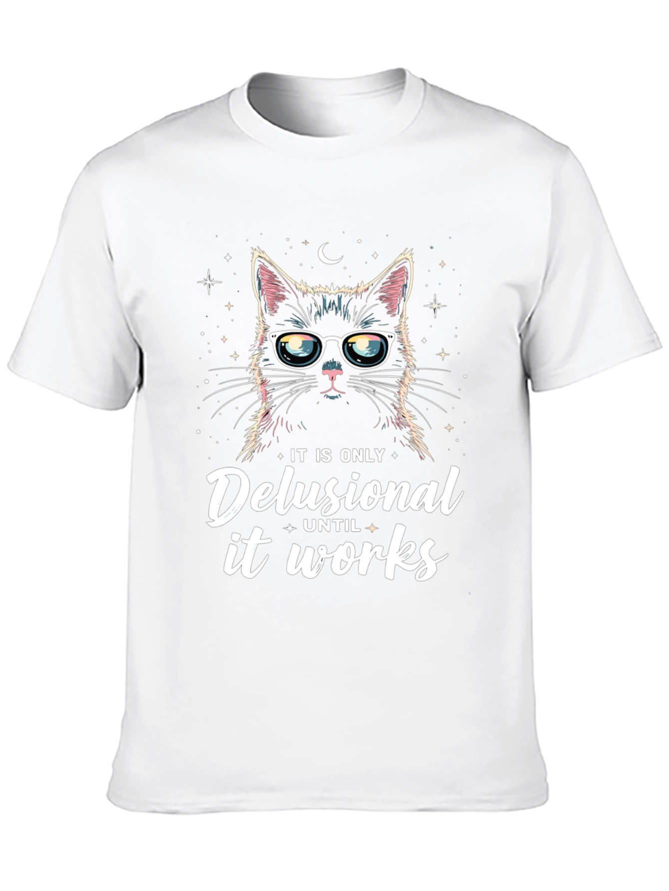 Delusional Cat T-Shirt - Funny Unisex Tee