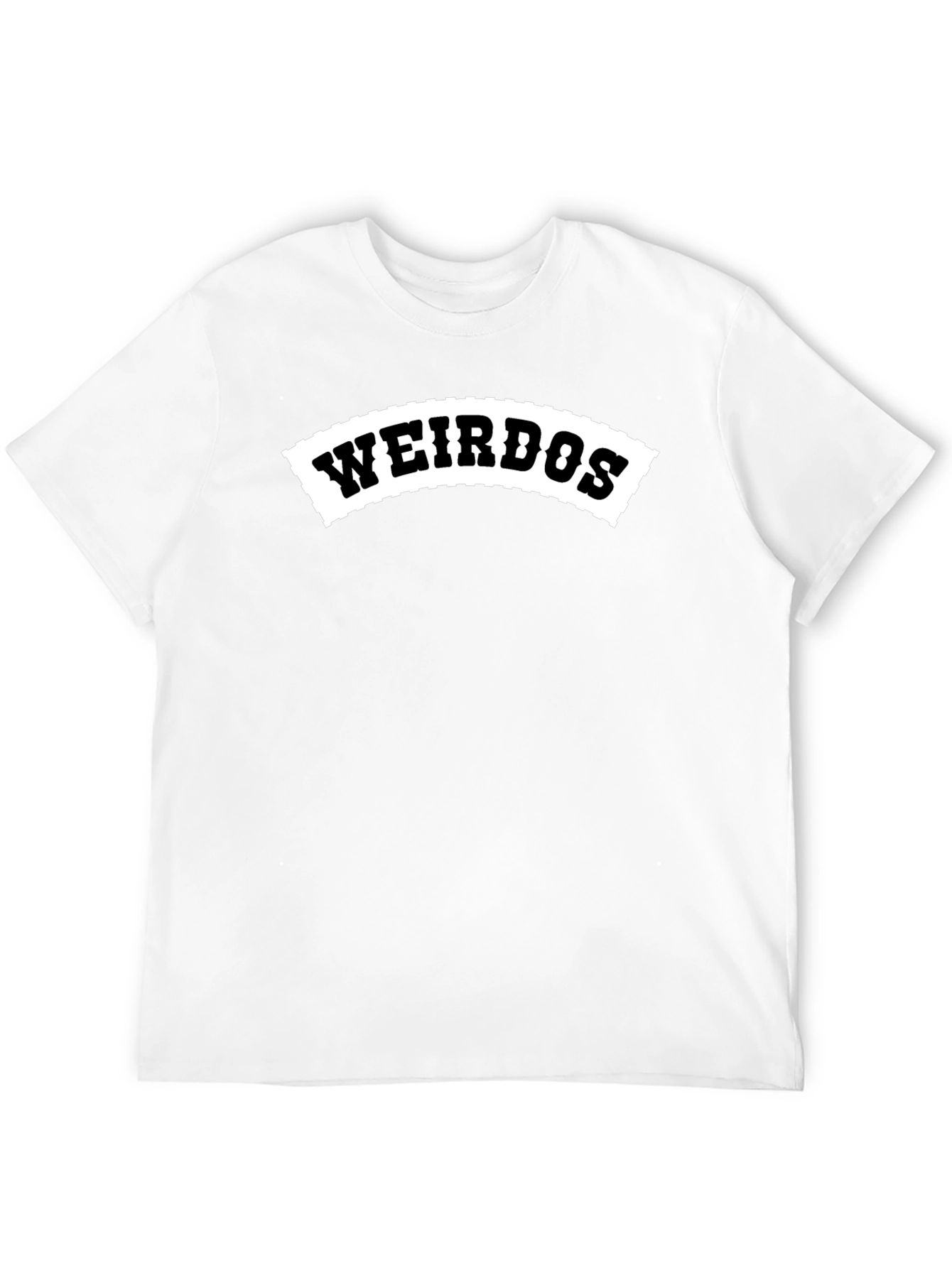 Weirdos Graphic T-Shirt - Black Crew Neck Tee