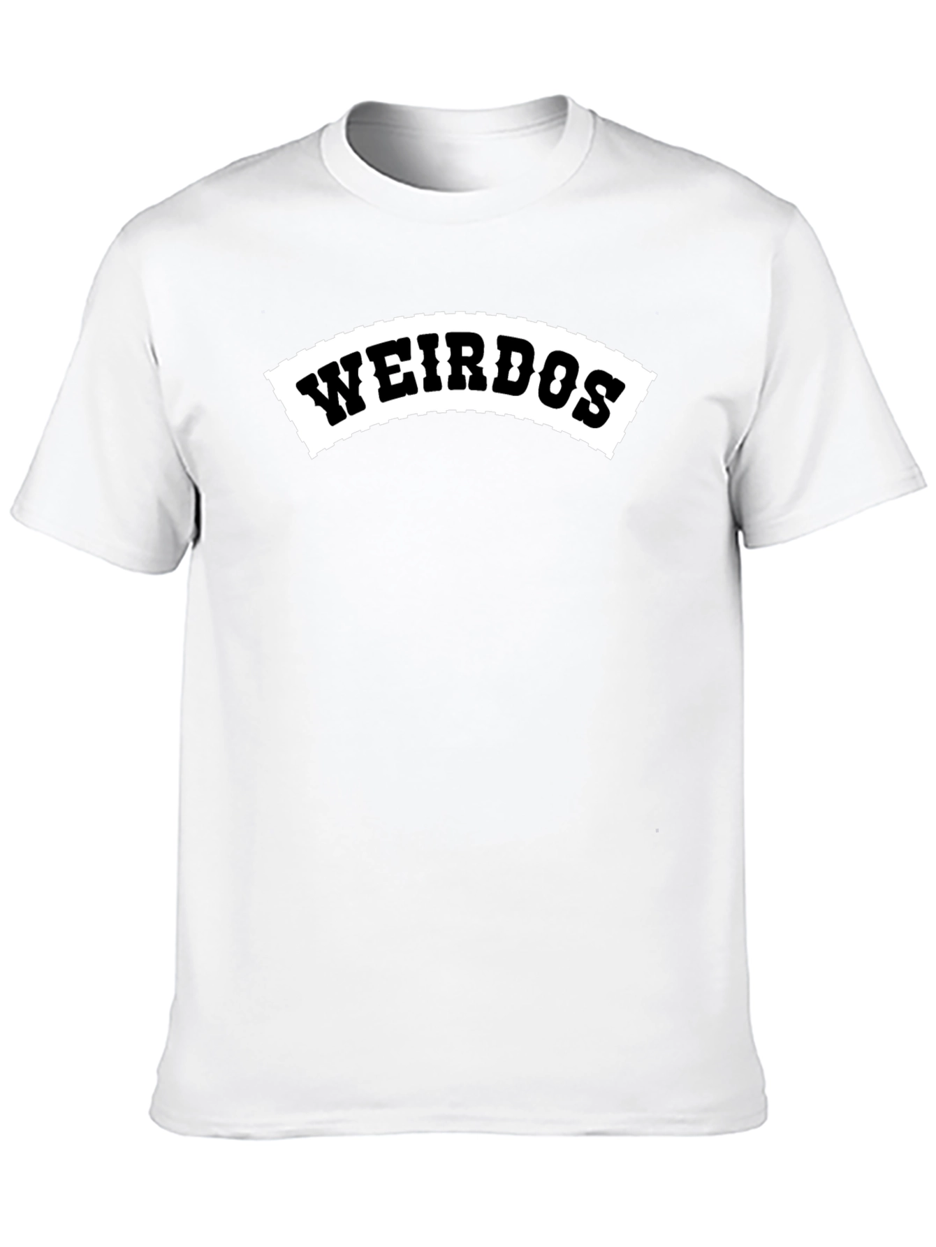 Weirdos Graphic T-Shirt - Black Crew Neck Tee