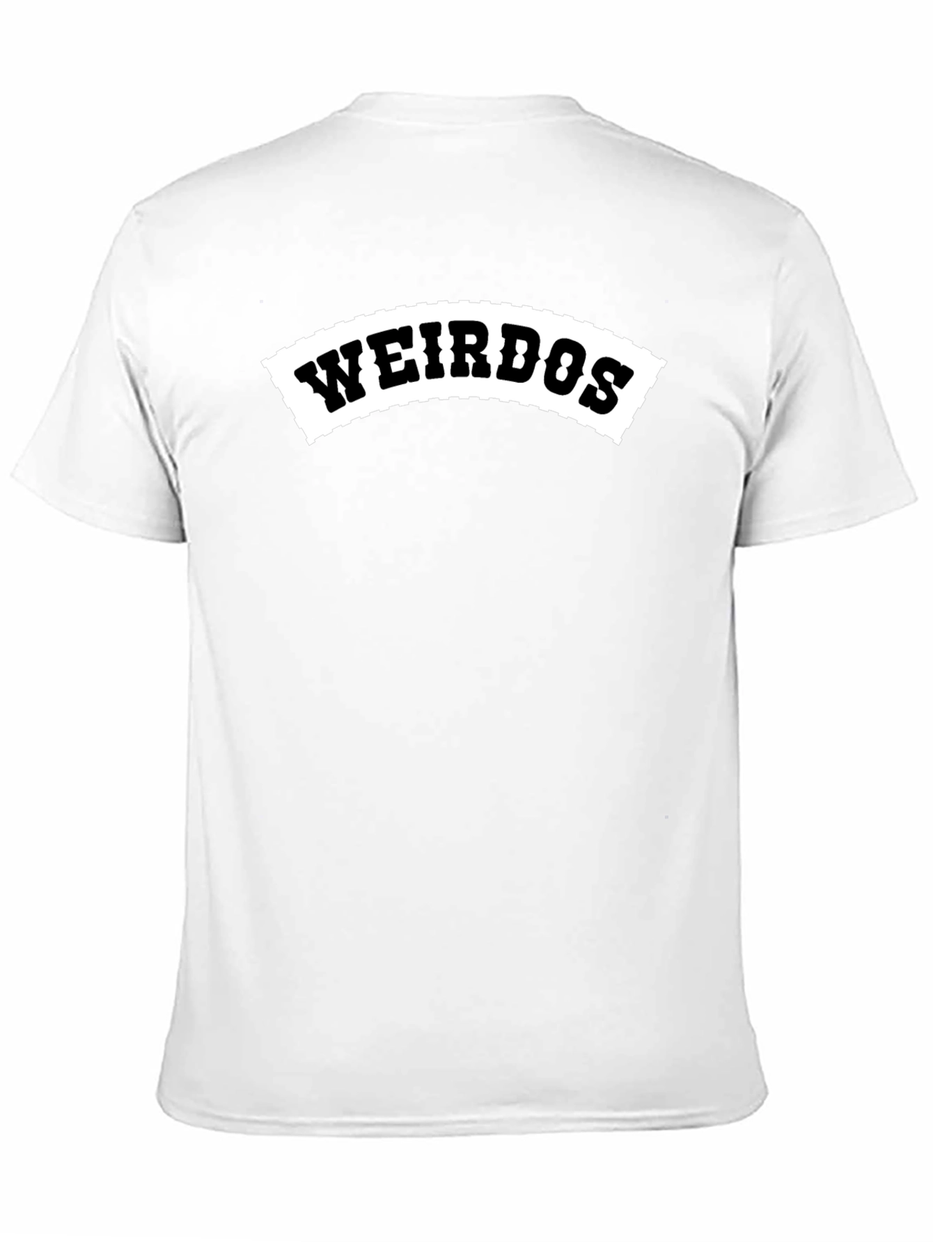 Weirdos Graphic T-Shirt - Black Crew Neck Tee