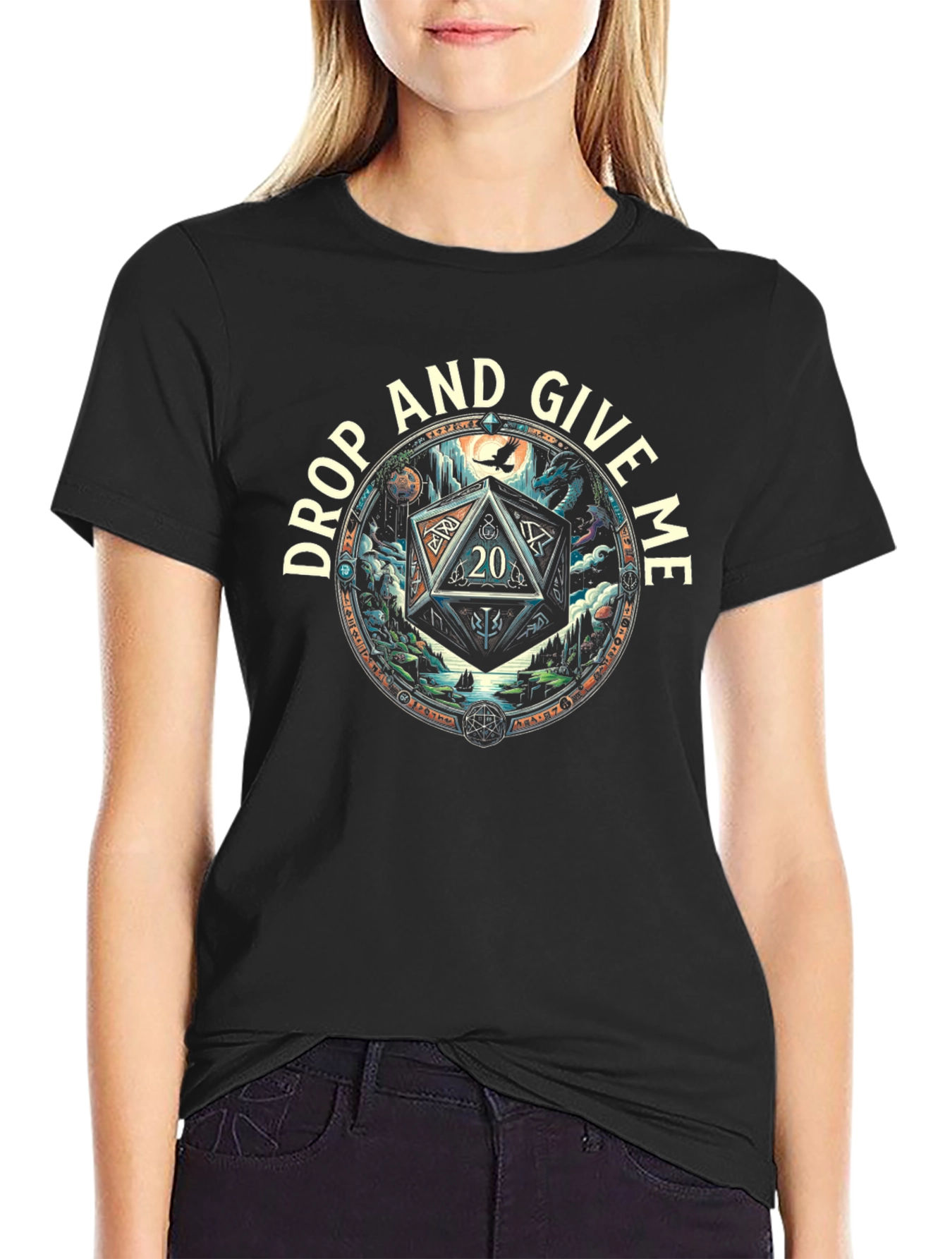 D20 Dice Graphic T-Shirt