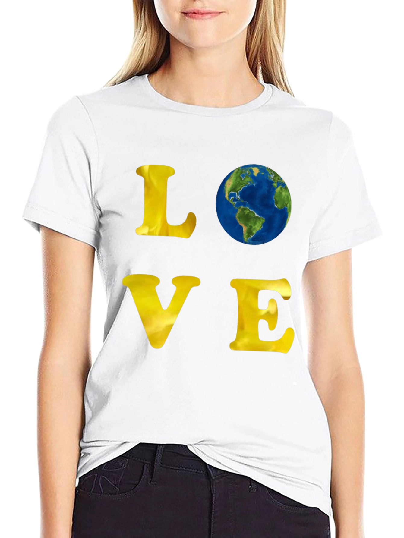 Love Earth Graphic T-Shirt - Black