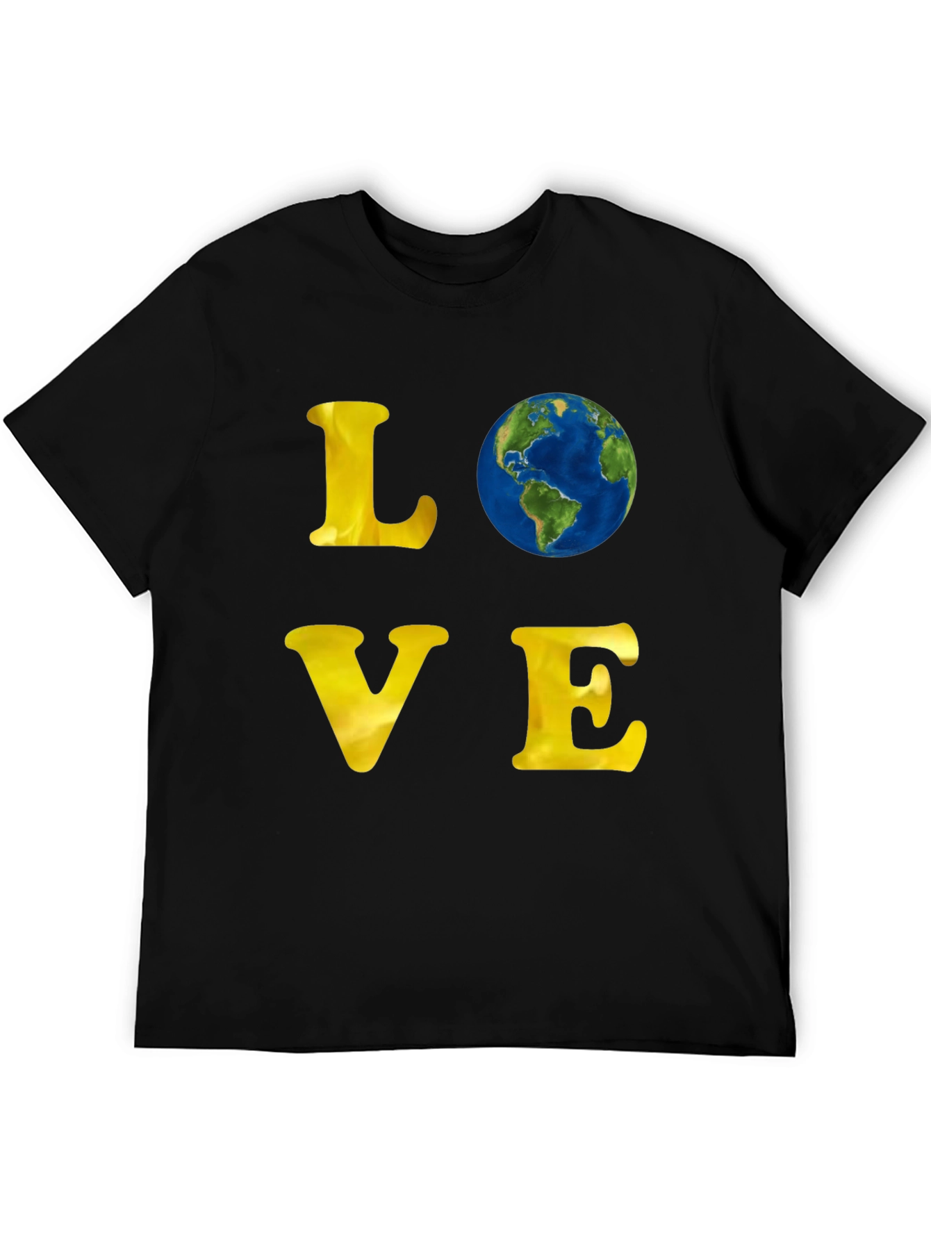 Love Earth Graphic T-Shirt - Black
