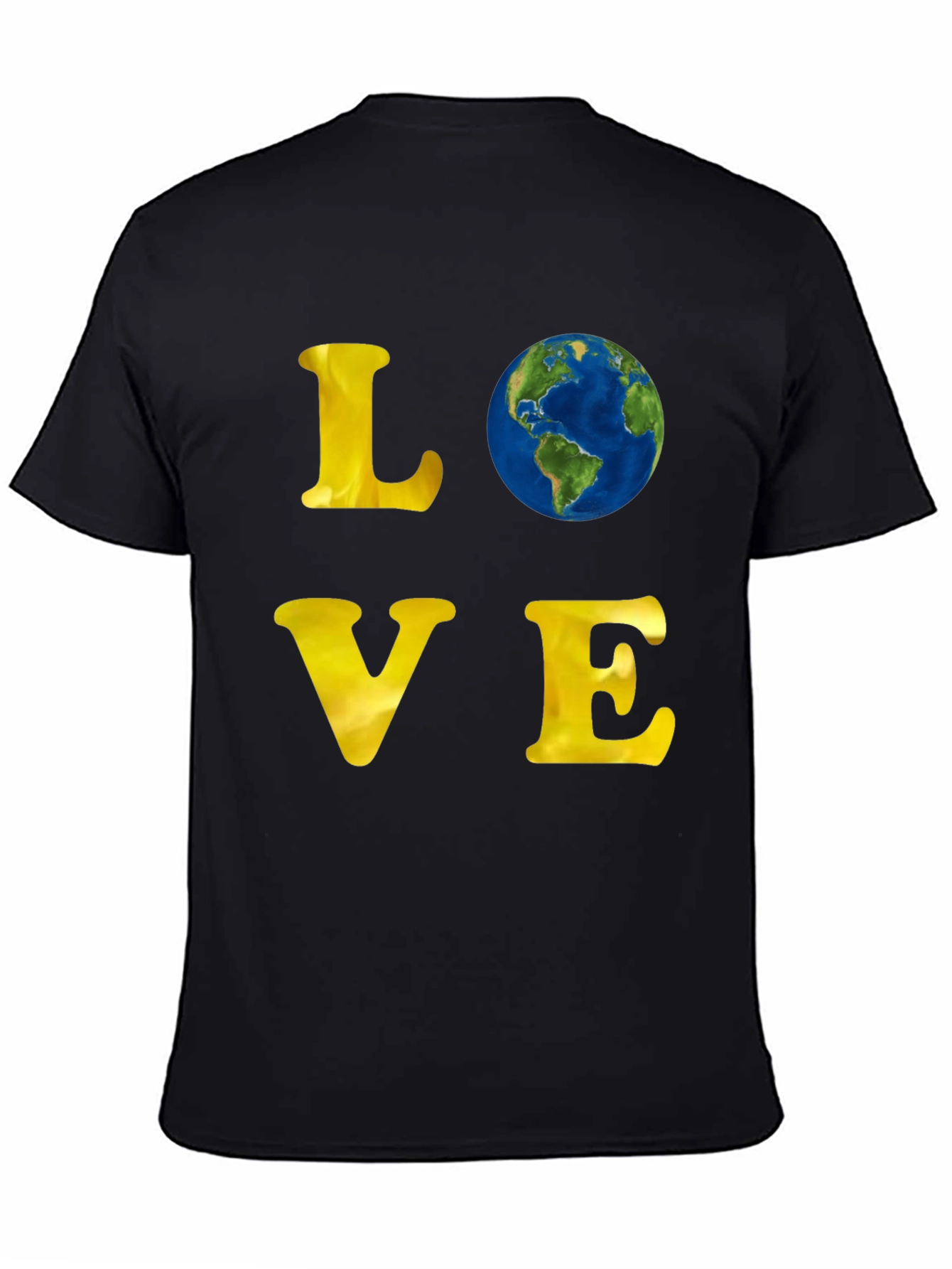 Love Earth Graphic T-Shirt - Black