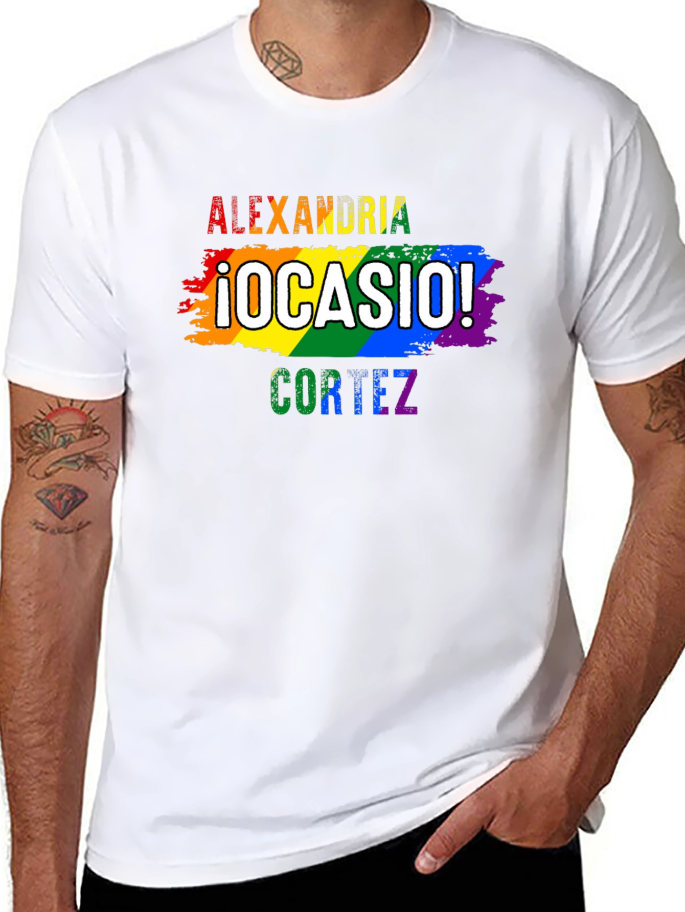 Alexandria Ocasio-Cortez Pride T-Shirt