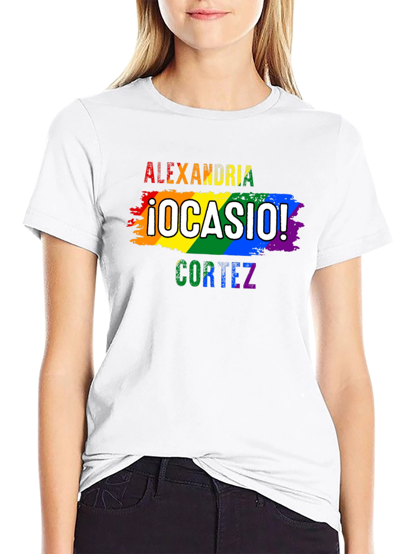 Alexandria Ocasio-Cortez Pride T-Shirt