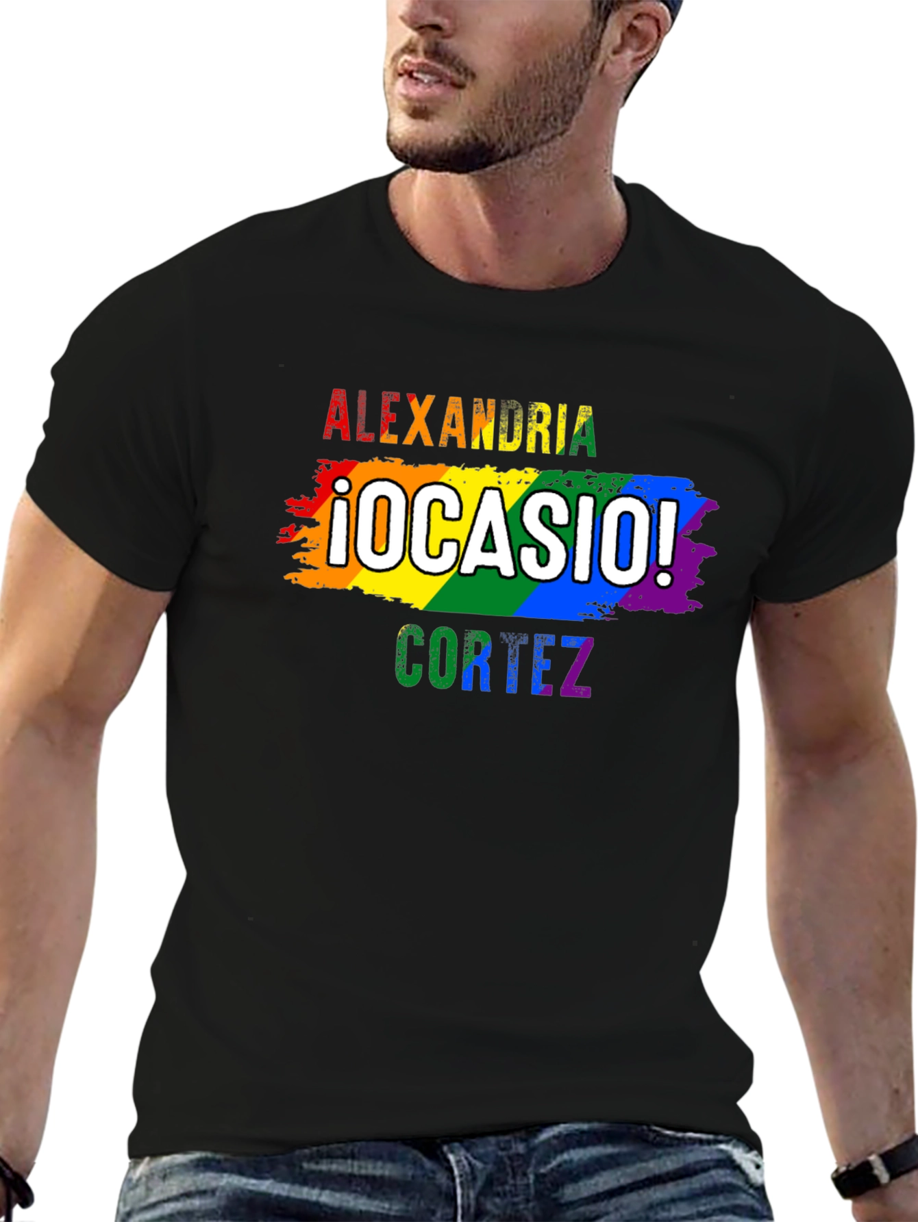 Alexandria Ocasio-Cortez Pride T-Shirt