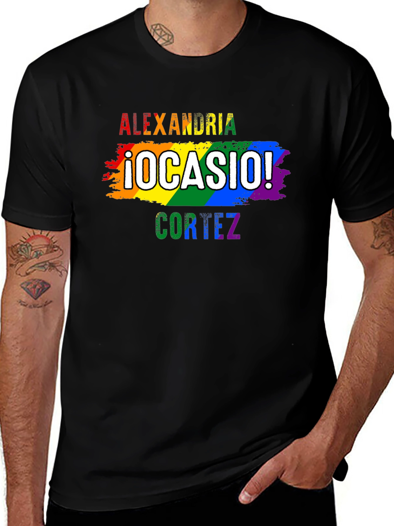 Alexandria Ocasio-Cortez Pride T-Shirt