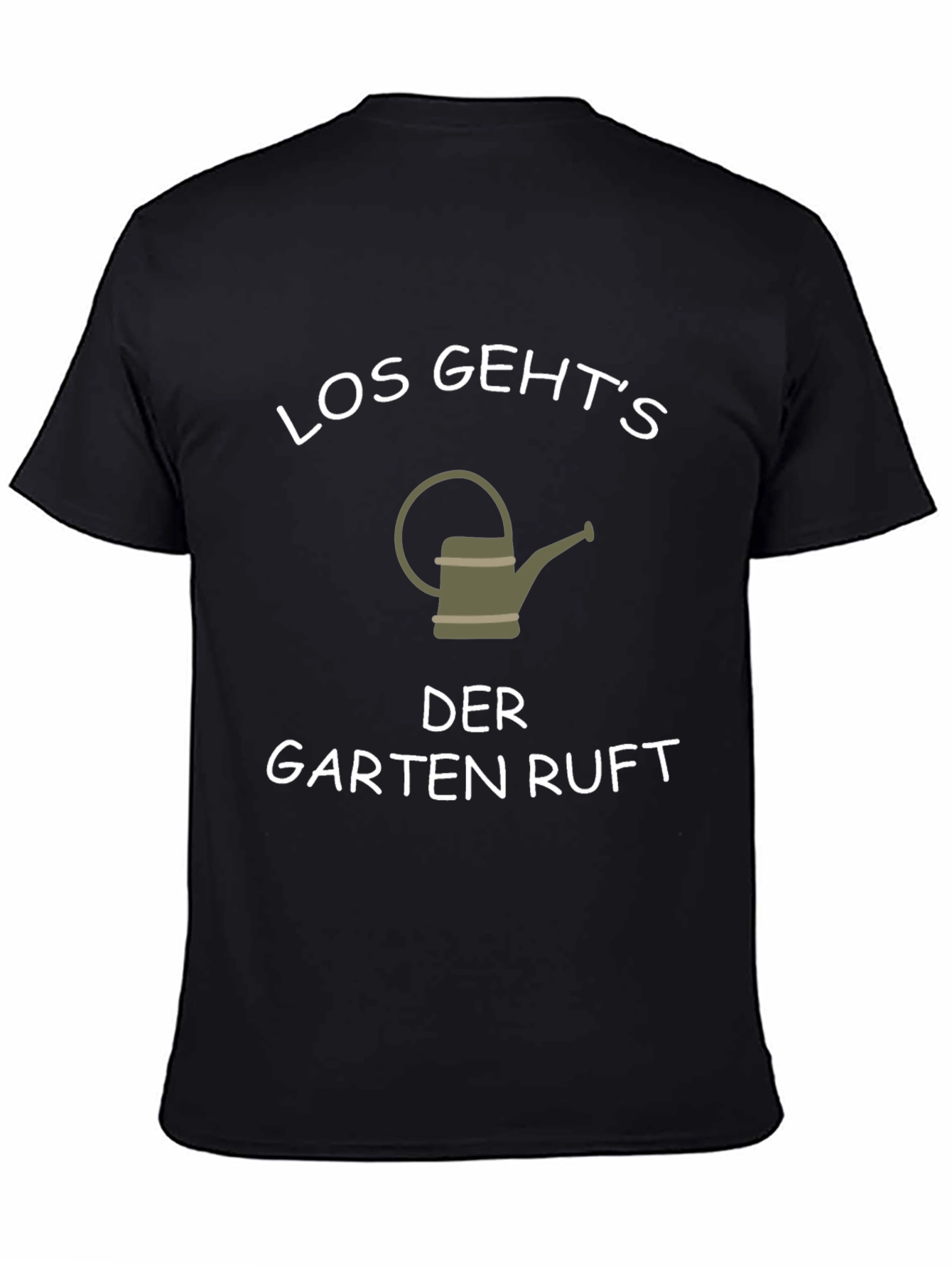 Gardening Time Black Graphic T-Shirt - Los Gehts
