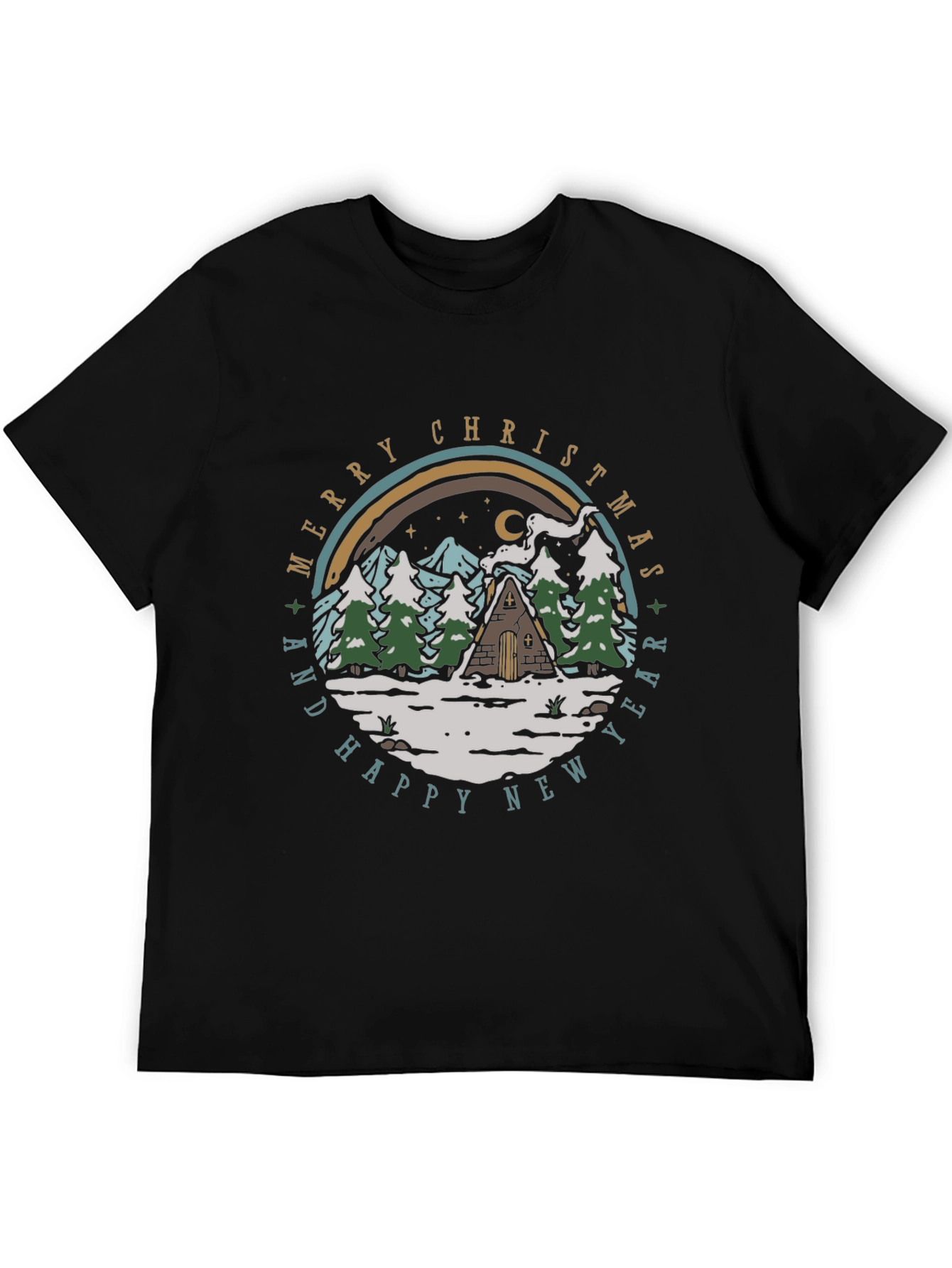 Merry Christmas & Happy New Year Graphic Tee