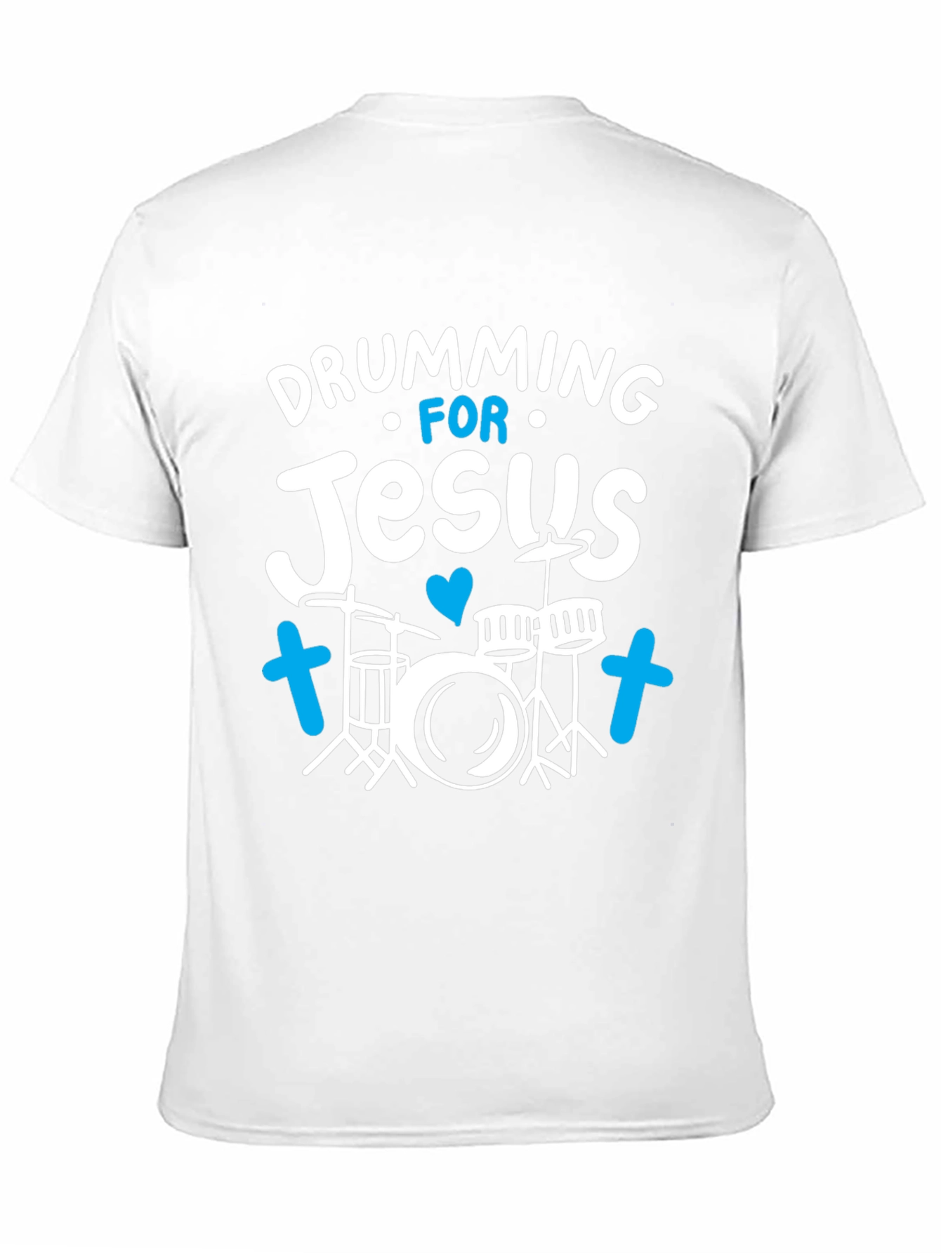 Drumming for Jesus T-Shirt | Christian Musician Apparel