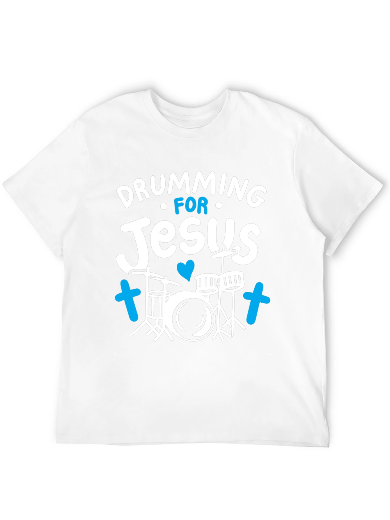 Drumming for Jesus T-Shirt | Christian Musician Apparel