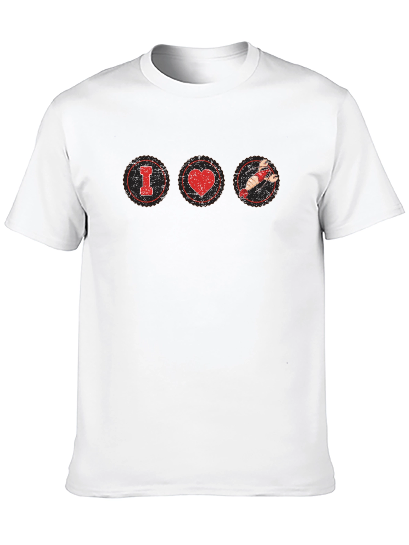 I Heart Lobster Graphic T-Shirt - Black Tee