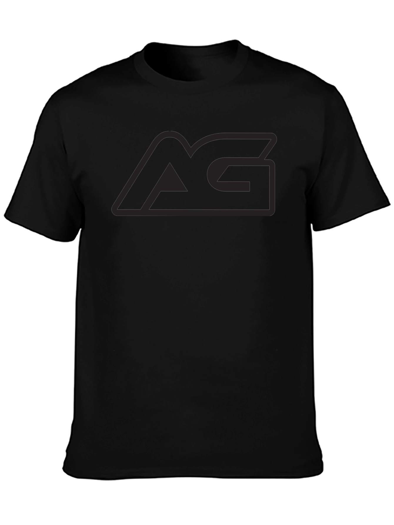 AG Logo Black T-Shirt - Stylish & Comfortable
