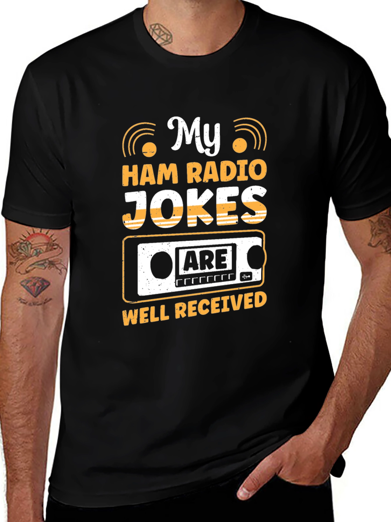 Ham Radio Jokes T-Shirt - Well Received Humor