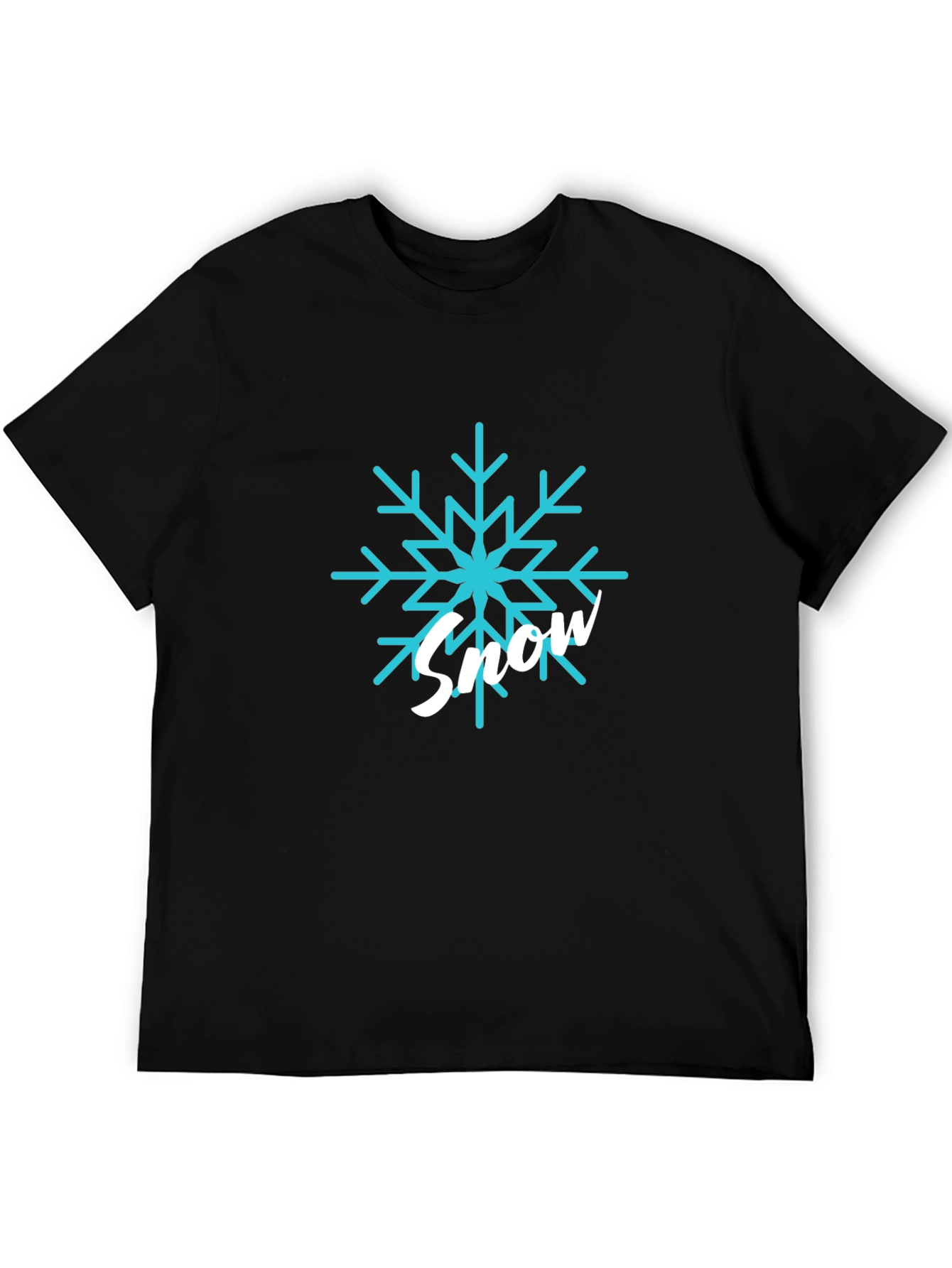 Snowflake Graphic Tee - Stylish Winter Shirt