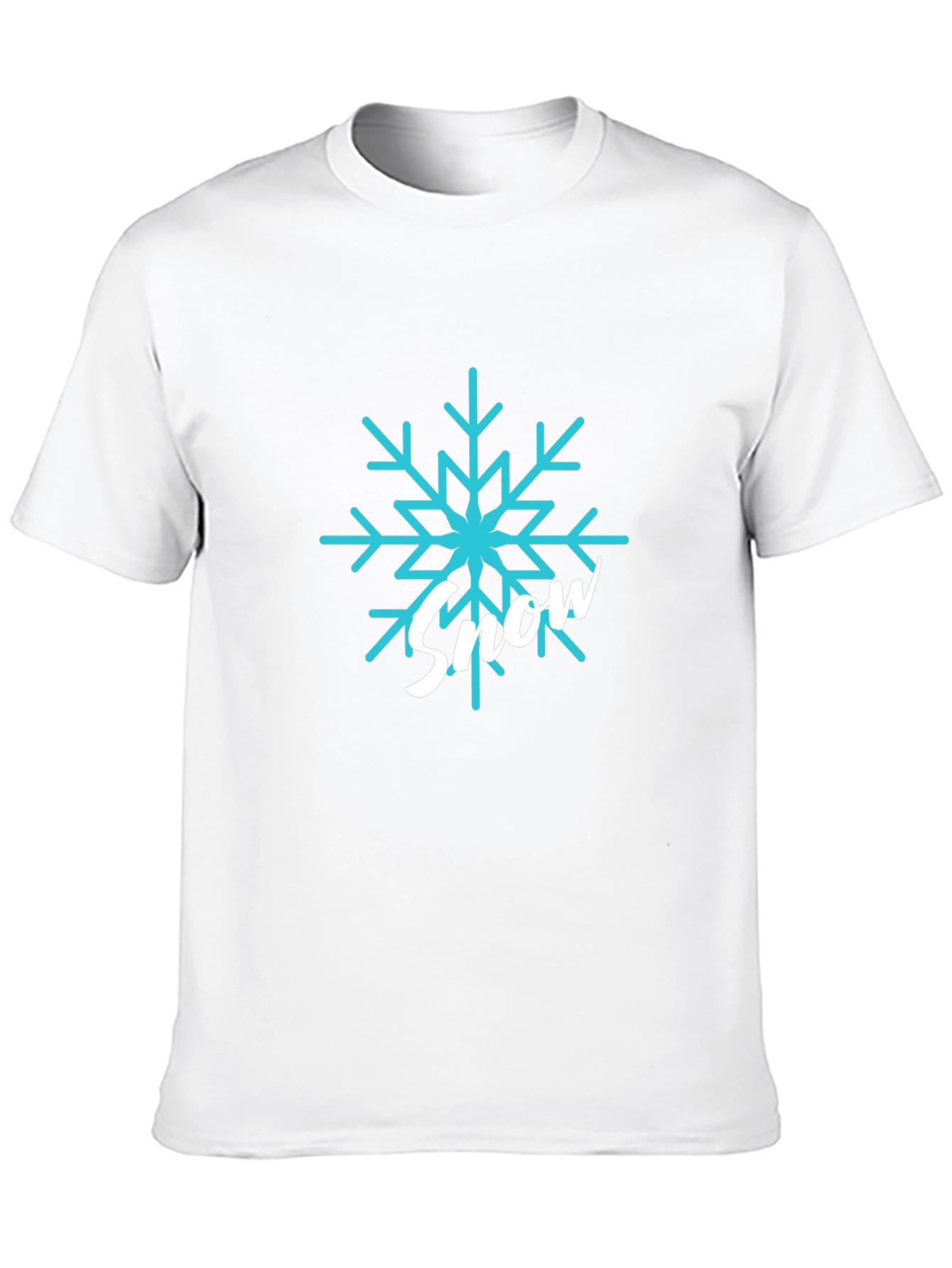 Snowflake Graphic Tee - Stylish Winter Shirt
