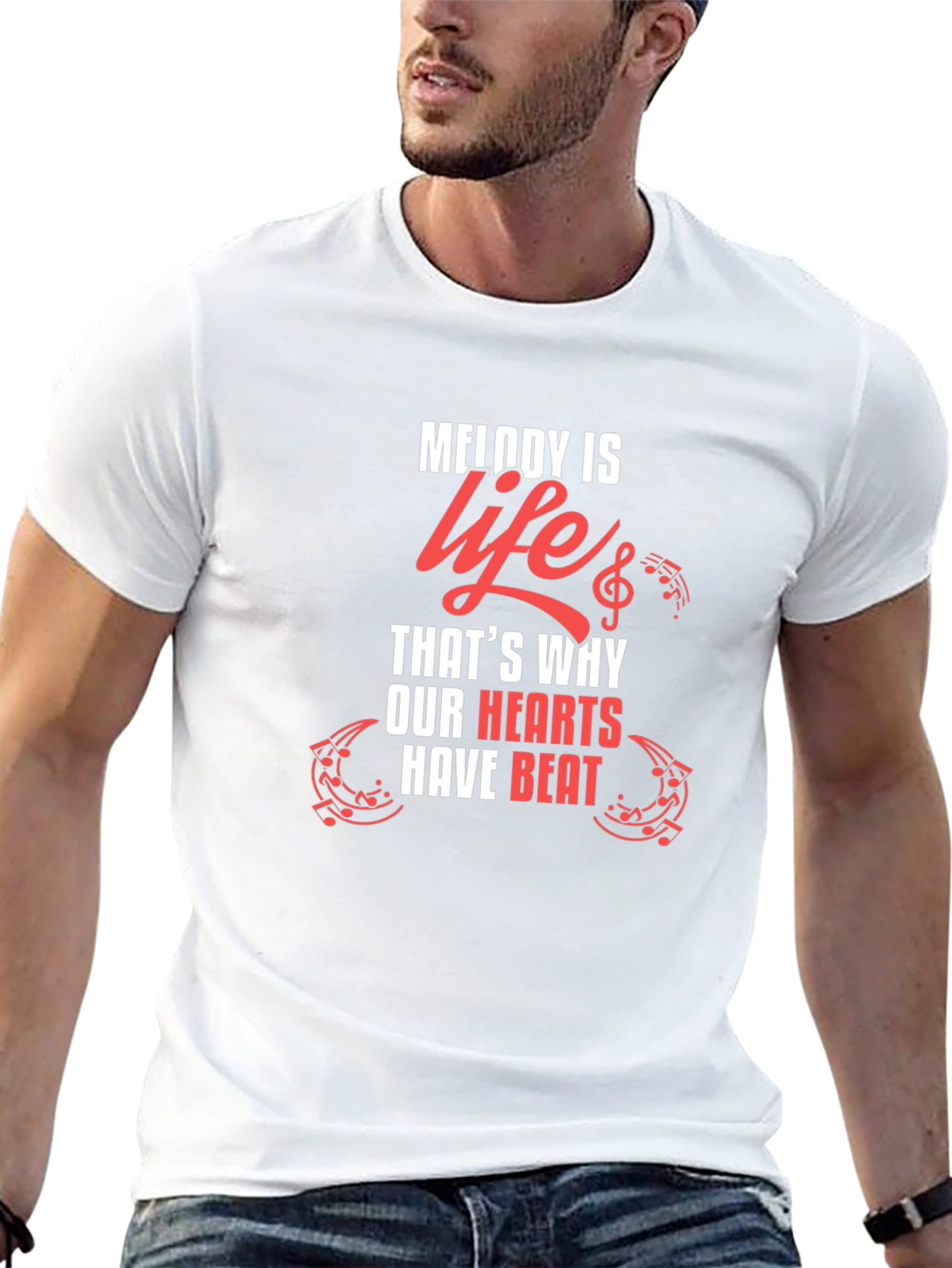 Melody Is Life Music Graphic Tee