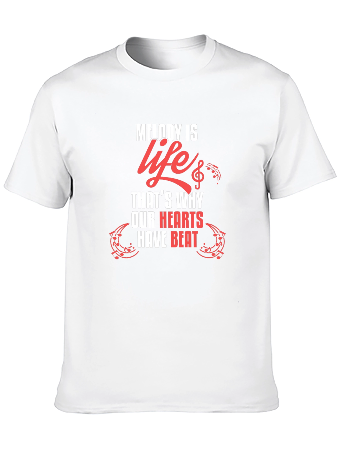 Melody Is Life Music Graphic Tee