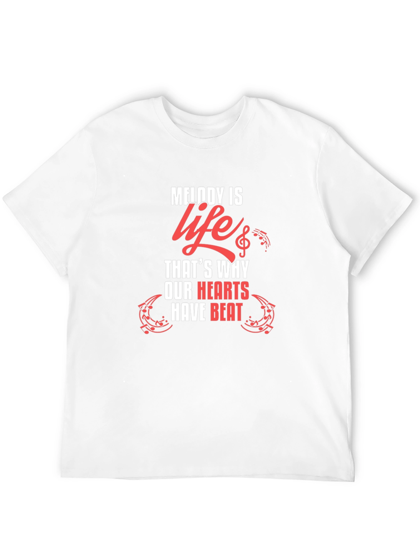 Melody Is Life Music Graphic Tee