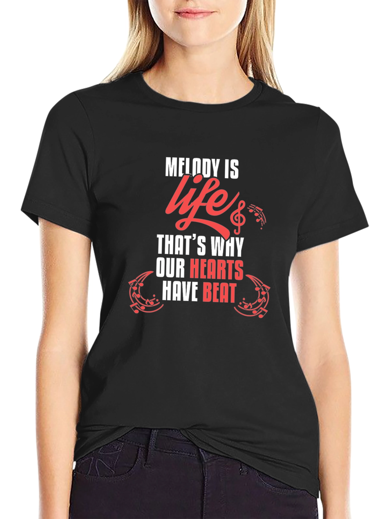 Melody Is Life Music Graphic Tee