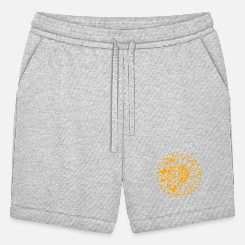 half sunflower half butterflies