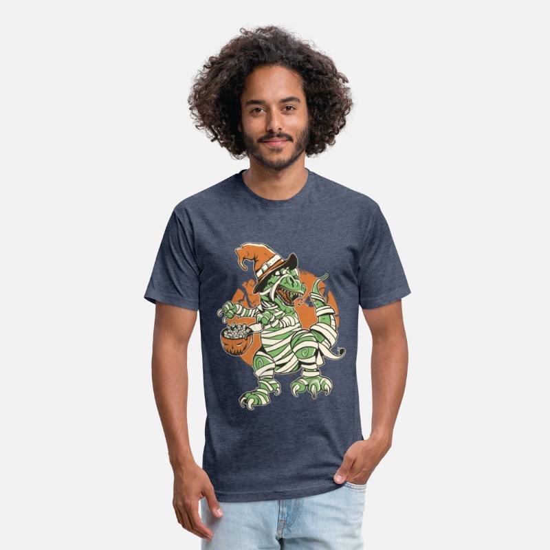 Halloween t-rex mummy