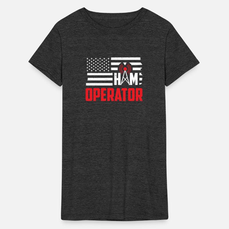 Ham Operator USA Flag Moderator Radio Gift