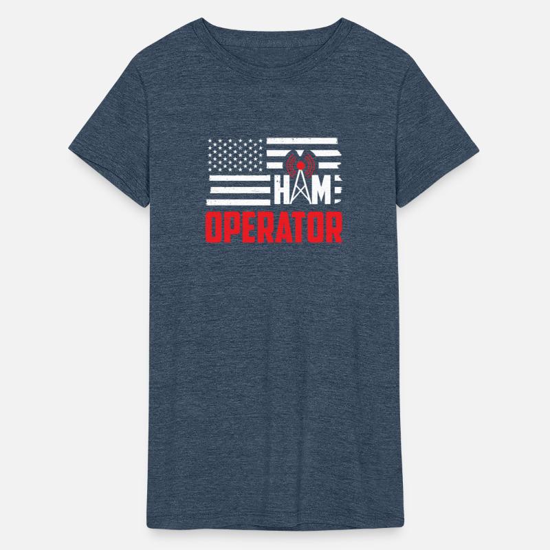 Ham Operator USA Flag Moderator Radio Gift