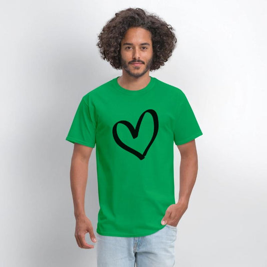 Hand drawn comic heart -love lover girlfriend cute