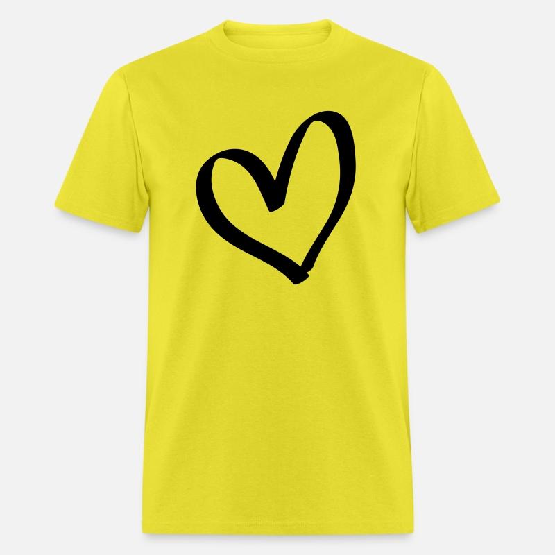 Hand drawn comic heart -love lover girlfriend cute