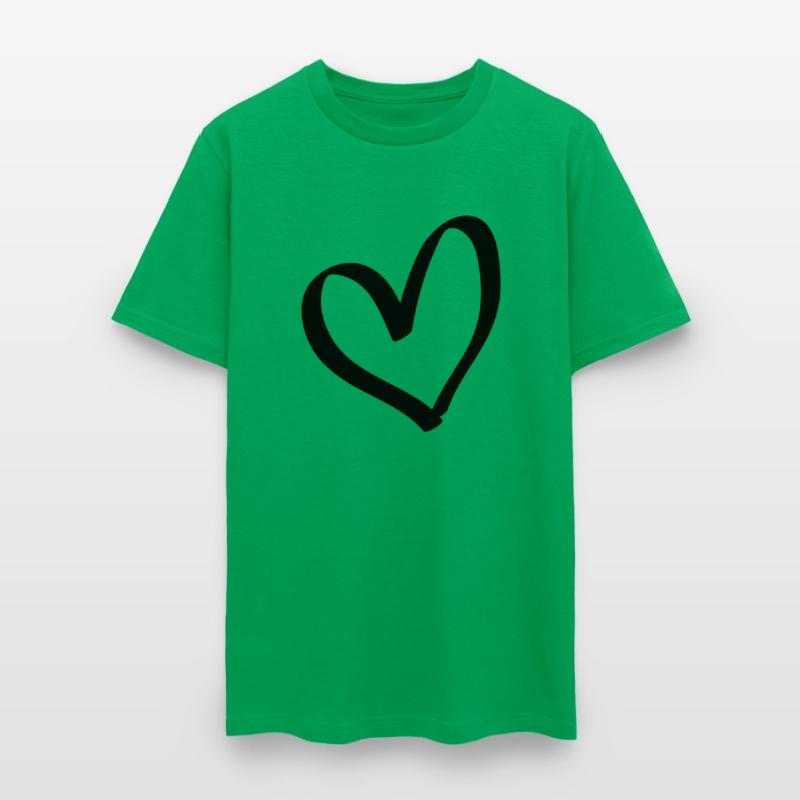 Hand drawn comic heart -love lover girlfriend cute