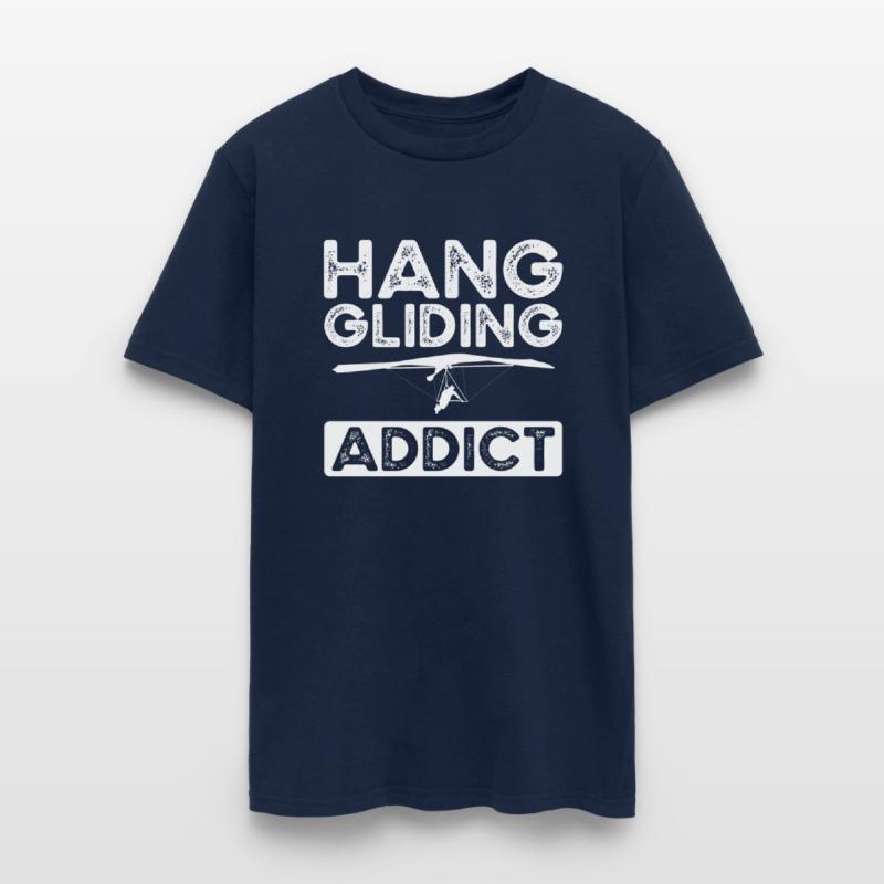 Hang gliding addict vintage humor