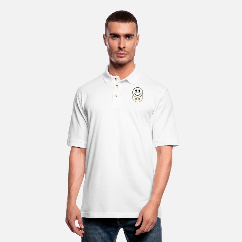 Happy and sad smiley