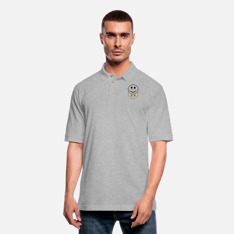 Happy and sad smiley